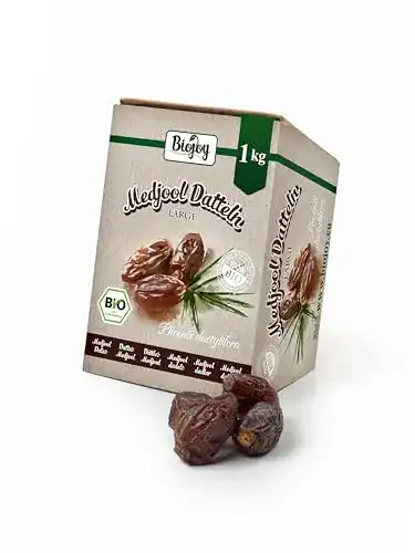 Getrocknete Datteln Biojoy BIO-Medjool Datteln aus Israel, 1 kg
