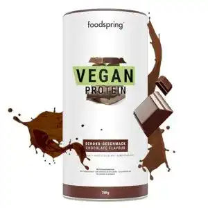 Schoko-Proteinpulver foodspring Vegan Protein Pulver Schokolade