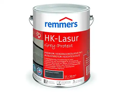 Die beste Dickschichtlasur Remmers HK-Lasur Grey-Protect anthrazitgrau, 5 L 2026 Test Bestseller Dickschichtlasur Remmers HK-Lasur Grey-Protect anthrazitgrau, 5 L