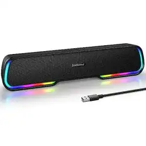 Gaming-Lautsprecher Imdwimd RGB-Desktop-Lautsprecher 16 W