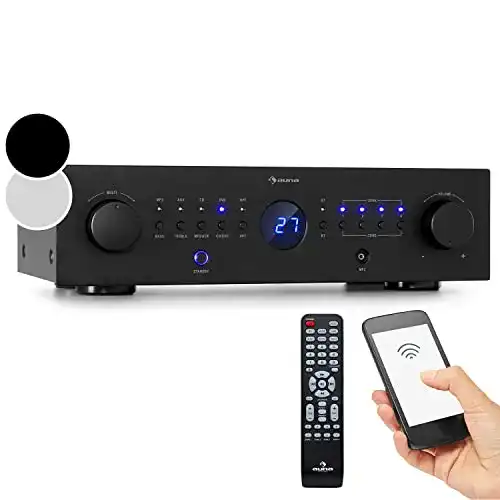 Mini-Amp auna Verstärker, HiFi Stereo Mini Verstärker