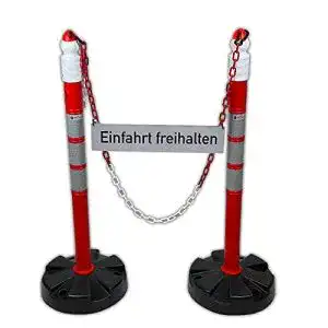 Kettenpfosten-Set UvV ® Duo 2 x Kettenpfosten Kettenständer