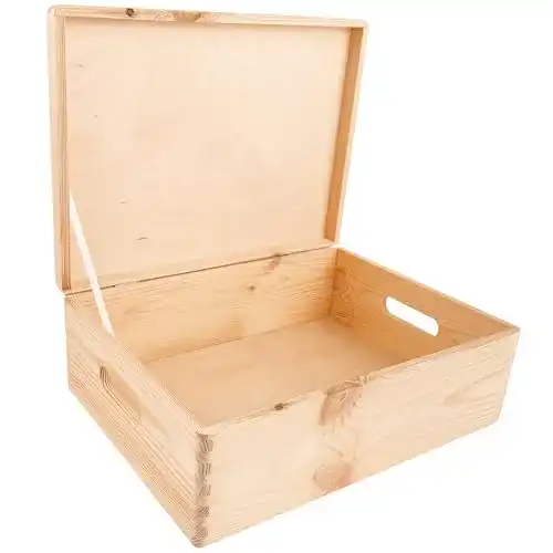 Die beste Holzkiste Creative Deco XL Große Natur Holz-Kiste mit Deckel 2026 Test Bestseller Holzkiste Creative Deco XL Große Natur Holz-Kiste mit Deckel