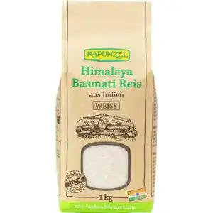 Basmatireis Rapunzel Bio Himalaya Basmati Reis weiß, 6 x 1 kg