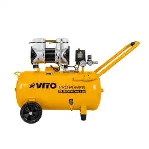 Flüsterkompressor 50 l VITO 50 Liter 1100W Silent 8bar/115psi