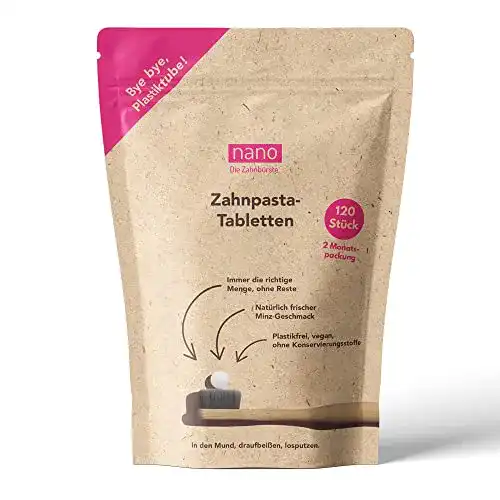 Zahnputztabletten nano Die Zahnbürste 120 Stück