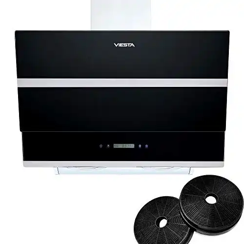 Dunstabzugshaube 90 cm Viesta DH900XE inkl. Aktivkohlefilter