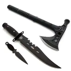 Tomahawk KOSxBO 3er Set 40cm Tactical Hammer Typ M-48 Hawk