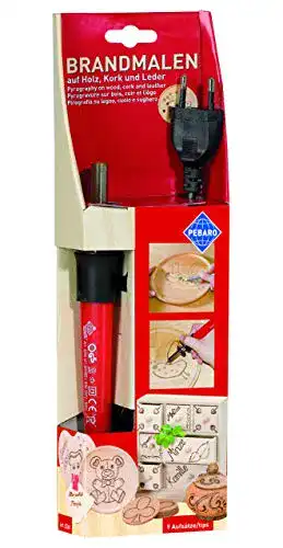 Brandmalkolben Pebaro 0260GB mit 9 Spitzen und Stempeln