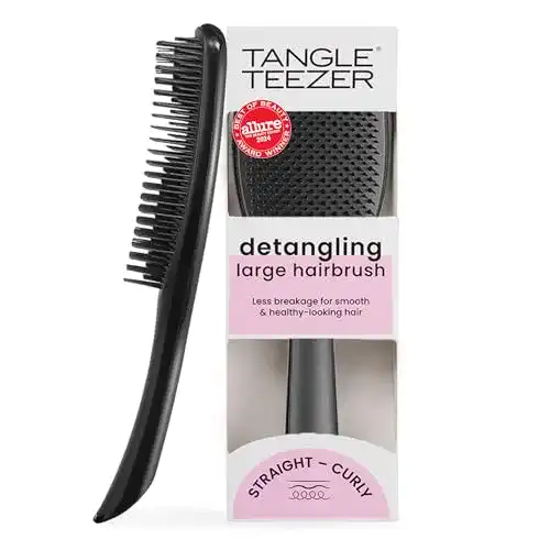 Entwirrbürste Tangle Teezer Wet Detangler Large Black, Profession