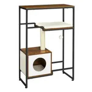 Feandrea-Kratzbaum FEANDREA Kratzbaum, Katzenbaum, 2-in-1-Möbel