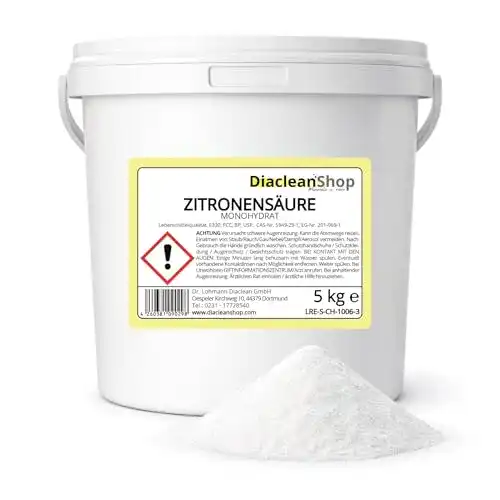 Entkalker DIACLEANSHOP Zitronensäure Pulver 5kg