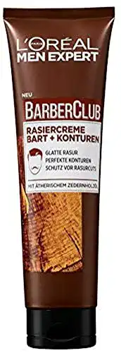 Rasiergel transparent L’Oréal Men Expert Barber Club Rasiercreme