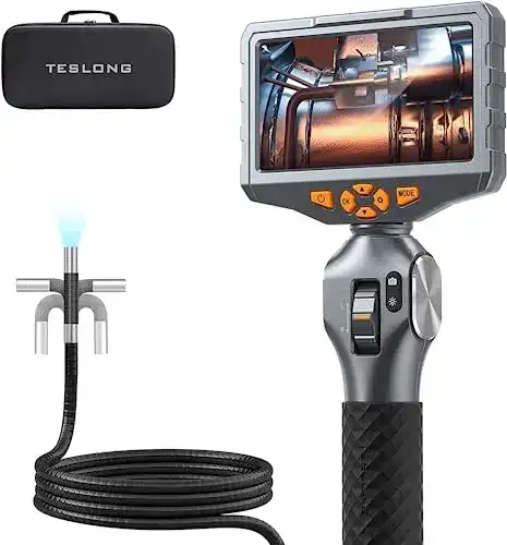 Endoskop-Kamera TESLONG Inspektionskamera 5-Zoll-Farb-IPS