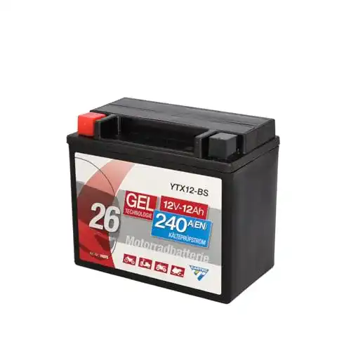 Die beste Motorradbatterie 12 V 10 Ah Cartec Motorradbatterie YTX12-BS 2026 Test Bestseller Motorradbatterie 12 V 10 Ah Cartec Motorradbatterie YTX12-BS