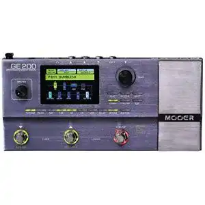 Multieffektgerät Gitarre MOOER GE200 Multieffekt Pedalboard