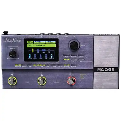 Multieffektgerät Gitarre MOOER GE200 Multieffekt Pedalboard