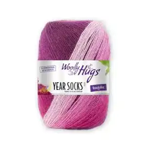 Sockenwolle Woolly Hugs Year Socks, April 04, 5×20 cm