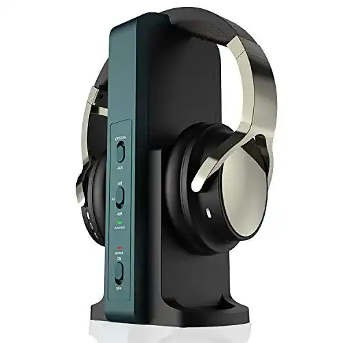 Funkkopfhörer Rybozen TV, Over-Ear mit 2.4GHz Ladestation