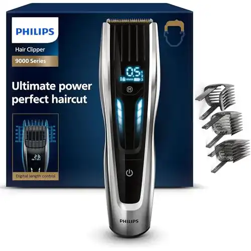 Die beste Philips-Haarschneider Philips HC9450/20, 400 Längeneinstellungen 2026 Test Bestseller Philips-Haarschneider Philips HC9450/20, 400 Längeneinstellungen