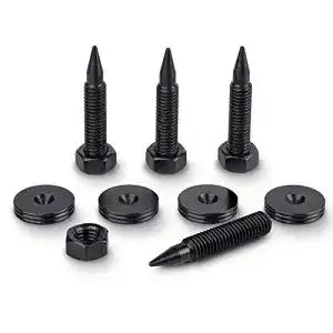 Lautsprecher-Spikes PrecisionGeek M6 Shwarz Stahl, 4 Stück