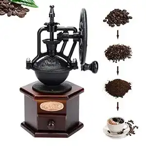 Kaffeemühle Holz VicTop Vintage Manuelle Kaffeemühle