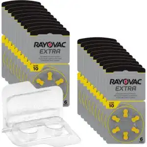 Hörgeräte-Batterien-10 EWANTO 120x Rayovac Extra Advanced
