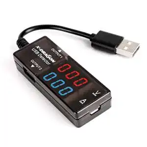 USB-Multimeter X-DRAGON 10VA USB Multimeter 2 Output Ports