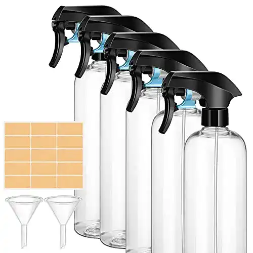 Sprühflasche ImnBest 5 Pcs 500ml + beschriftbare Etiketten