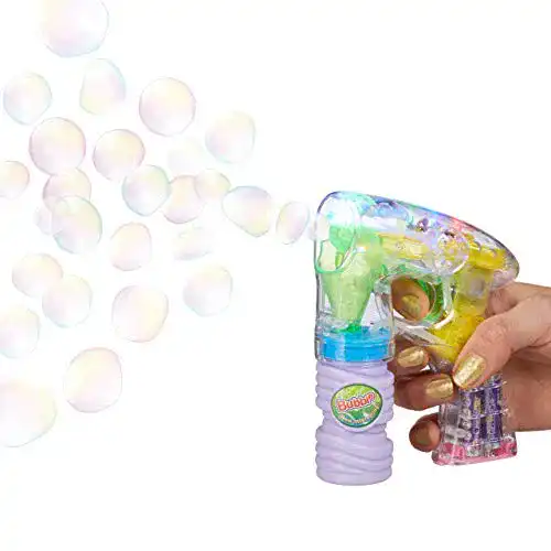 Seifenblasenpistole Relaxdays 3 x mit LED, Seifenblasenmaschine