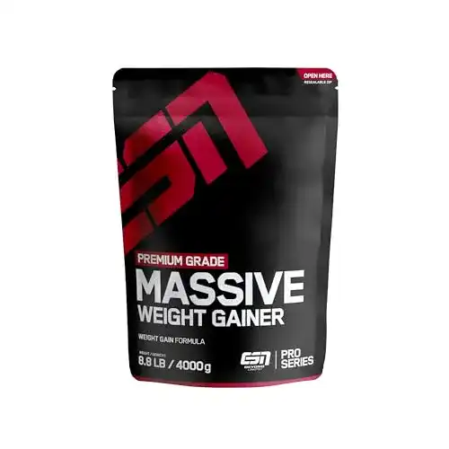 Die beste Weight-Gainer ESN Massive Weight Gainer, Chocolate Cream, 4 kg 2026 Test Bestseller Weight-Gainer ESN Massive Weight Gainer, Chocolate Cream, 4 kg