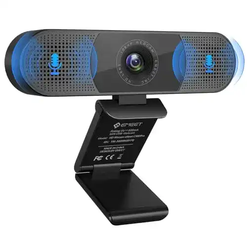 Webcam mit Lautsprecher eMeet 1080P Webcam C980PRO