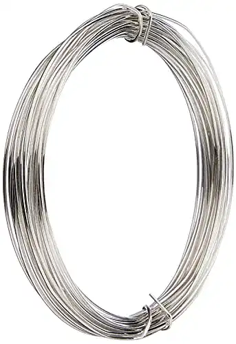 Silberdraht efco mit Kupferkern, 0,8 mm, 6 m