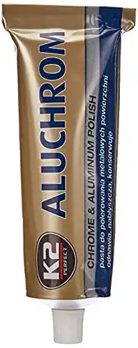 Chrom-Politur K2 Aluchrom, Felgenpolitur, Felgenreinigung 120g