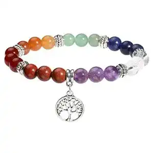 Chakra-Armband MILAKOO 7 Chakra Armband Lebensbaum