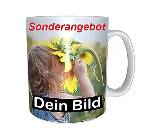 Fototasse online-hut ® Tasse zum selber individuell Gestalten