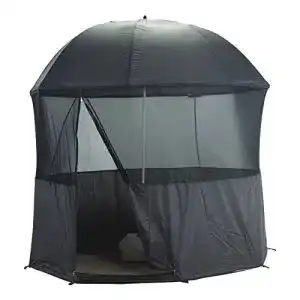 Angelschirm Behr Angeln Red Carp Schirmzelt mit Fliegenschutz, 2,50 m