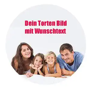 Esspapier DEIN TORTEN BILD Tortenaufleger aus FONDANT ø20cm
