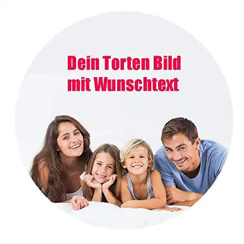 Esspapier DEIN TORTEN BILD Tortenaufleger aus FONDANT ø20cm