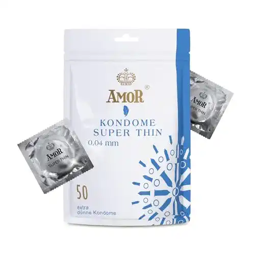 Amor-Kondom AMOR “Super Thin” 50er Pack, hauchdünn