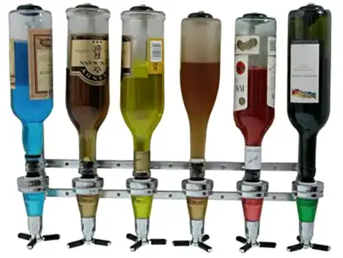 Bar-Butler Kronenburg Bar Butler Wand – Getränkeportionierer für 6