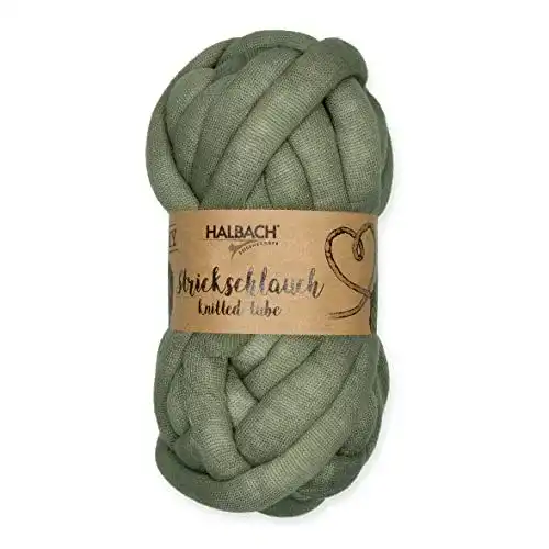 Strickschlauch HALBACH 12m lang 100g waschbar Jade