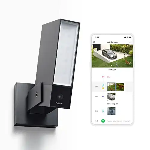 Außenleuchte mit Kamera Netatmo Smart NOC01-DE (Presence)