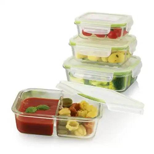 Frischhaltedosen aus Glas GOURMETmaxx Frischhaltedosen 4er
