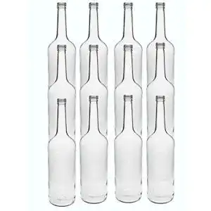 Likörflaschen hocz 6/10 Set Glasflaschen Set mit Schraubverschluss