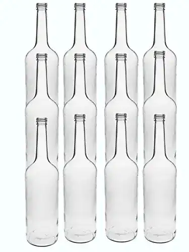 Likörflaschen hocz 6/10 Set Glasflaschen Set mit Schraubverschluss