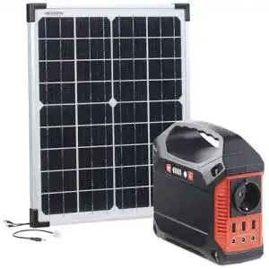 Solaranlage reVolt Solar Generator Set: Powerstation & Generator