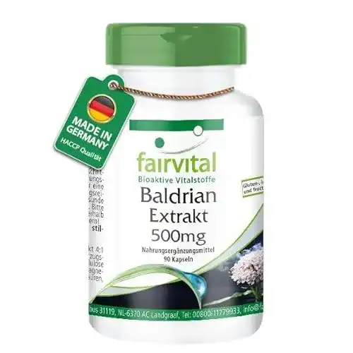 Baldrian fairvital Extrakt Kapseln – HOCHDOSIERT – 90 Kapseln