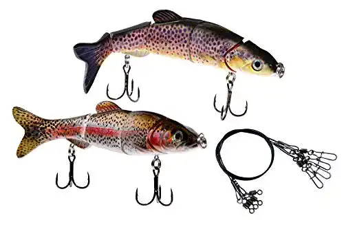 Forellenwobbler Petri’s Catch 2016 PetrisCatch: Hardbait Wobbler 2er Set | 16cm Regenbogenforelle und Bachforelle