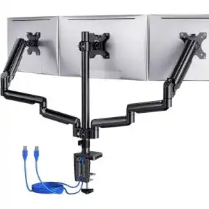 Monitor-Wandhalterung Ergear Monitor Halterung 3 Monitore